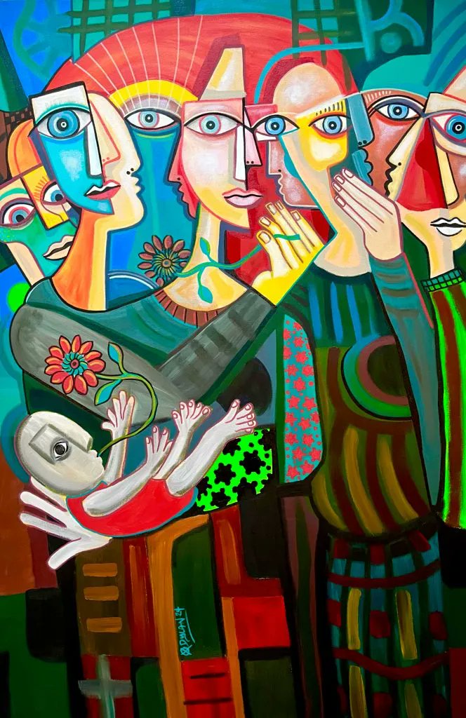 Meet Dylan Gill, a cubist artist using Cryl Pastos to create his paintings that explore the relationship between shape &amp; colour from his perception of the world.

"Ever since I was young I have been fascinated by human features. Everybody is unique if you look close enough."