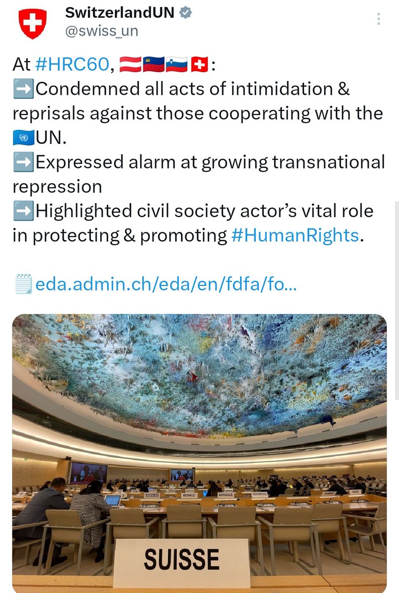 الأمم المتحدة تطالب بحماية من يتعاونون مع الأمم المتحدة و وقف الحملات ضدهم سواء على أرض الواقع أو في الفضاء الإلكتروني 

الحملة الإلكترونية ضد إبتسام الصائغ ونجاح يوسف يجب أن تتوقف و يجب على حكومة #البحرين حماية الحقوقين الذين يتعاونون مع الأمم المتحدة...
<a href="/ealsaegh/">ebtisam Alsaegh</a> 
<a href="/Najahyusuf4/">NaJaH YusUf</a>