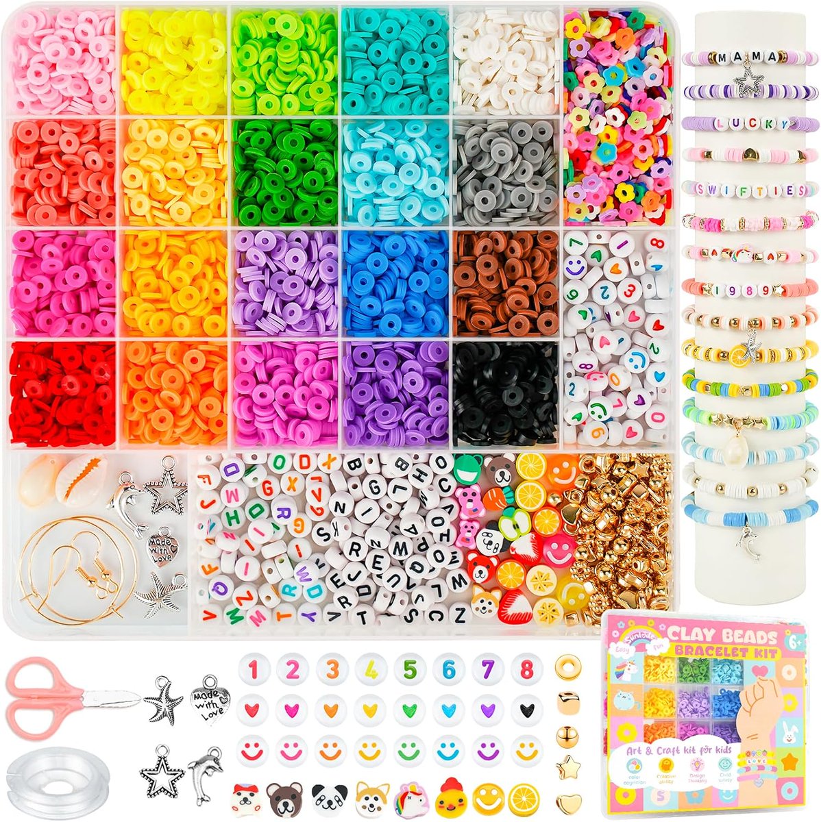 MyTrendShopper's tweet image. amzn.to/46vC7ZL
Sunlode Bracelet Making Kit 5000pcs, Jewelry Making Kit for Beginner, DIY Arts and Crafts Gift Toys for Kids Ages 6-13 Preppy Clay Beads with Charms Friendship Bracelets

#BraceletMakingKit #JewelryMaking