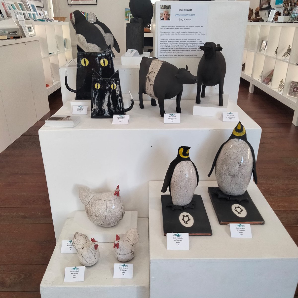 We're excited to welcome #ceramicist Chris Hesketh as our October Guest Artist at #ShorehamArtGallery!
Her hand-built, #raku and smoke-fired pieces are inspired by nature and full of character.
Come see her work in #Shoreham all month!
#ceramics #ChrisHesketh #SussexArtists