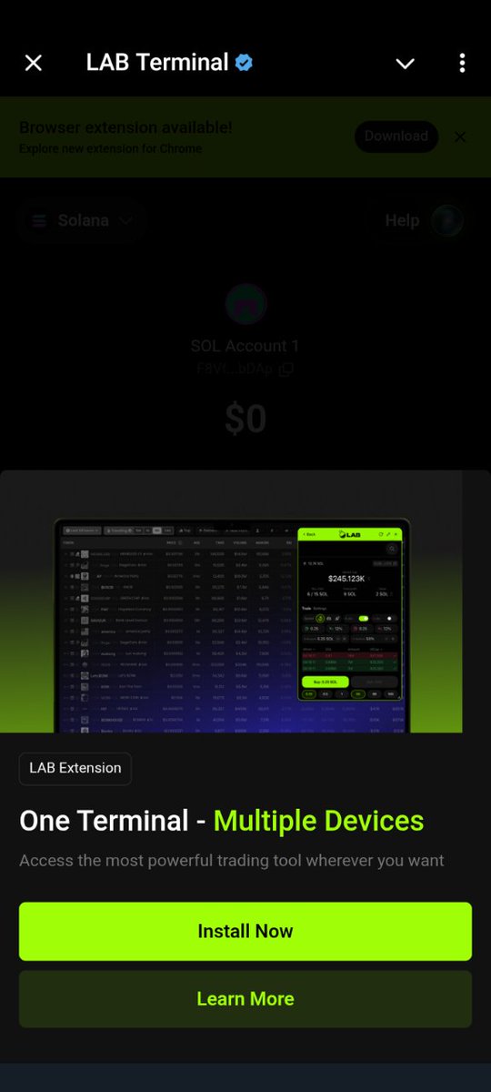 bash_Tp's tweet image. @LABtrade_ Terminal Your Gateway to Powerful Multi Device Trading platform 

Step into a new era of digital asset trading with @LABtrade_ Terminal  We&apos;ve built a platform that puts power precision  and convenience directly in your hands

Ready to elevate your experience? Our new…