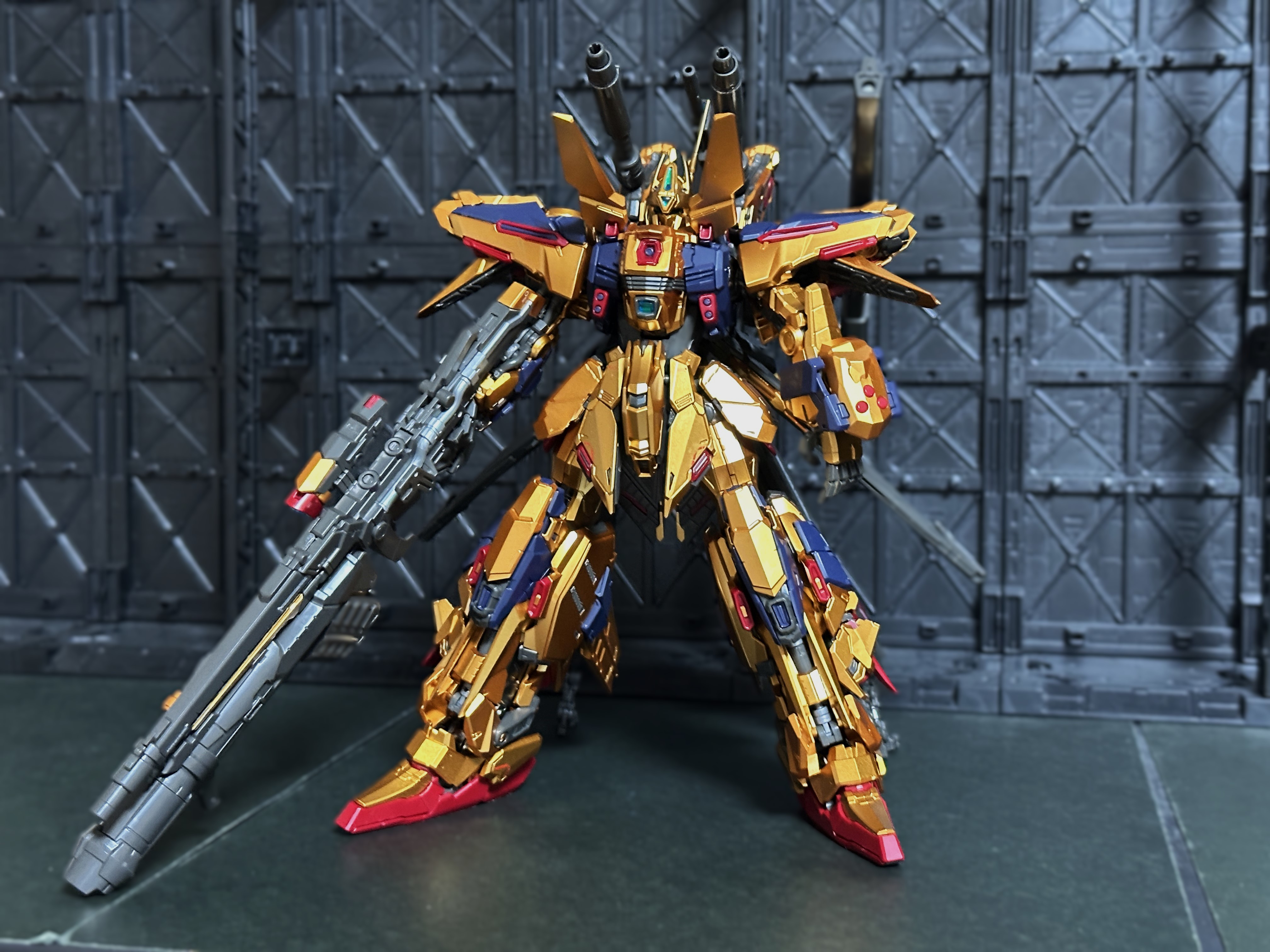 神馬模型 1/100 黄金武士フルアーマー百式改似 神馬模型 1/100 黄金武士フルアーマー百式改似 神馬模型 1/100 黄金