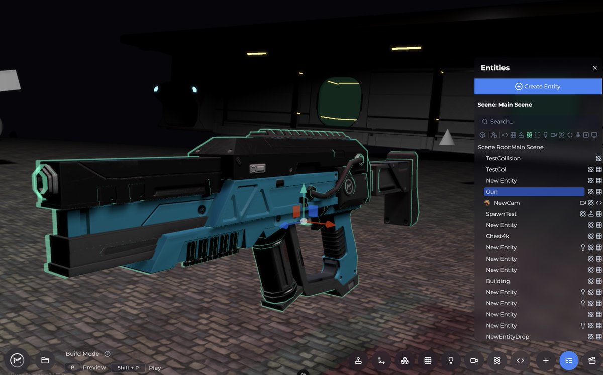 JaredDMcCluskey's tweet photo. Engine 8 sneak peak! Hierarchy filtering, text search, floating icons, cameras, spawn logic, Preview + Play mode with scene state reset (e.g. physics snaps back to scene start), better collision shape modification + handling, gizmo drag/drop dynamic rigidbodies, 3D Asset previews, 2-3x improved game load times, see fellow contributors, see who's-controlling-what for multiplayer in the hierarchy, script folders, script importing in code, and more.