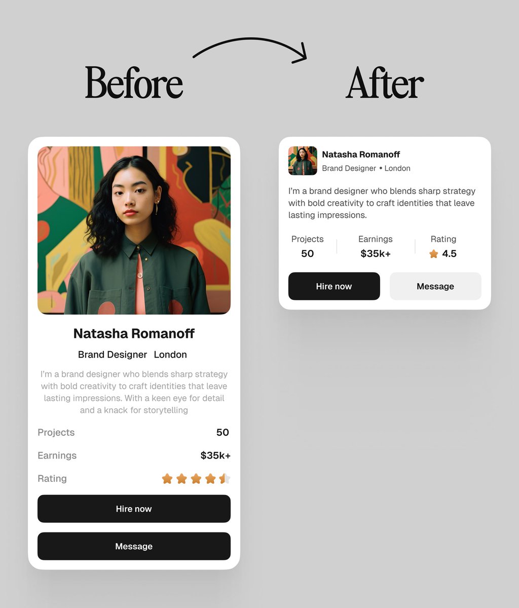 Abmankendrick's tweet image. That’s why applying better visual “Hierarchy” is important in every design.