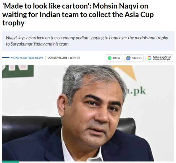 first they were jokers and now they are cartoon too 😂
what a team <a href="/TheRealPCB/">Pakistan Cricket</a> and what a chairman <a href="/MohsinnaqviC42/">Mohsin Naqvi</a> 
btw why did your own captain disrepect you in front of world you handed him cheque and he throws it infront of you is your team captain doesnt respect you #INDvPAK