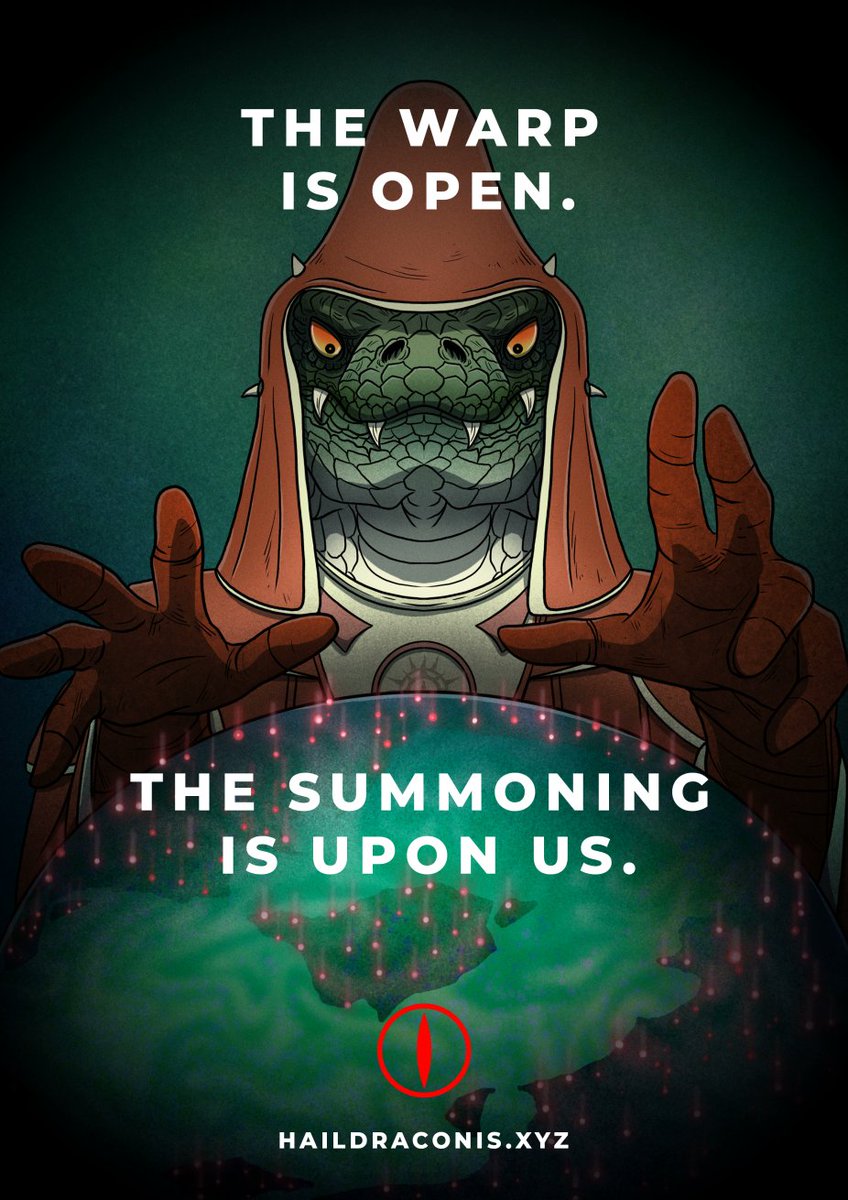 Hail Draconis! (@haildraconis) on Twitter photo ๐ฆ LORE COMPETITION ๐ฆ
Alpha Draconis is home to all manner of characters.
Tell us about the reptilian YOU will become.
Use the Faction Alignment Ritual to help guide your choice.
5 winners will each win 1 free mint.
Hail Draconis!
tally.so/r/waq17v ๐ฆ LORE COMPETITION ๐ฆ
Alpha Draconis is home to all manner of characters.
Tell us about the reptilian YOU will become.
Use the Faction Alignment Ritual to help guide your choice.
5 winners will each win 1 free mint.
Hail Draconis!
tally.so/r/waq17v