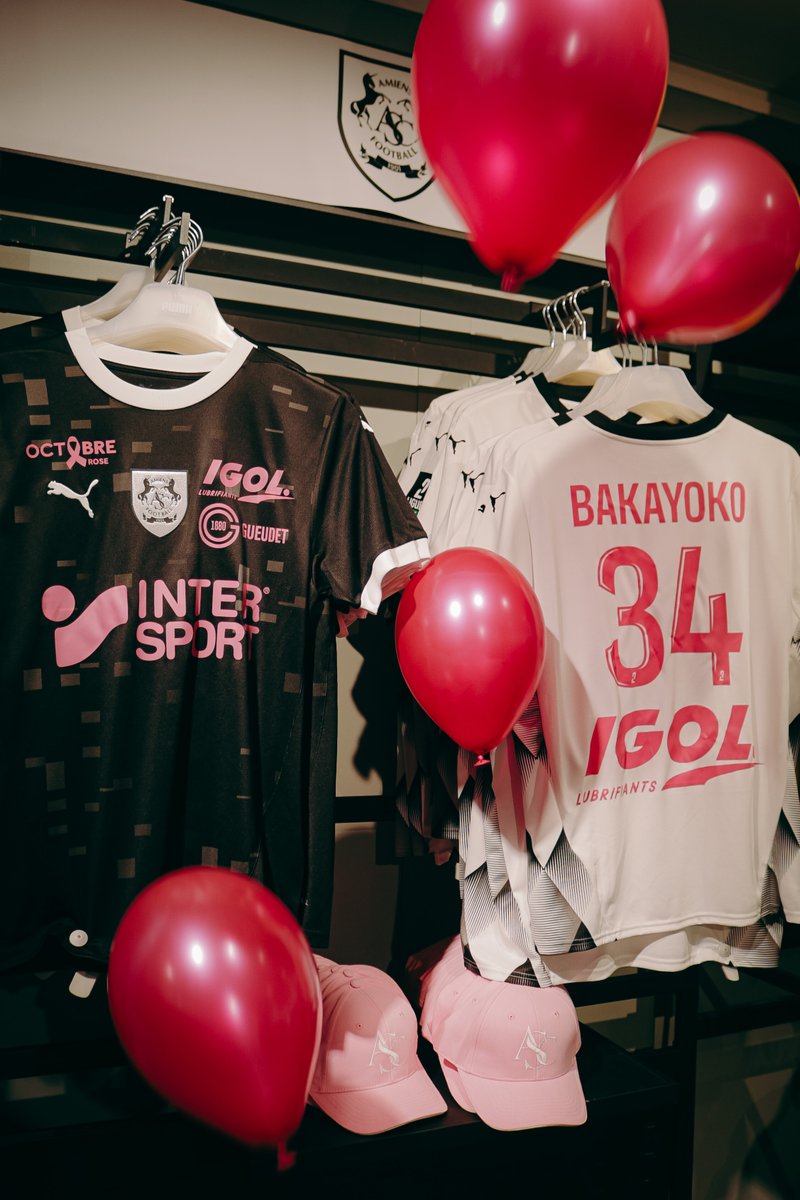 AmiensSC's tweet photo. 🎀 𝐷𝐸 𝐿'𝑂𝑅 𝐴𝑈 𝑹𝑶𝑺𝑬.
Après #SeptembreEnOr, place à #OctobreRose. L’ASC change ses couleurs pour soutenir toutes celles et ceux qui luttent, chaque jour. #TeamASC #1TEAM https://t.co/moP5KX1NuY