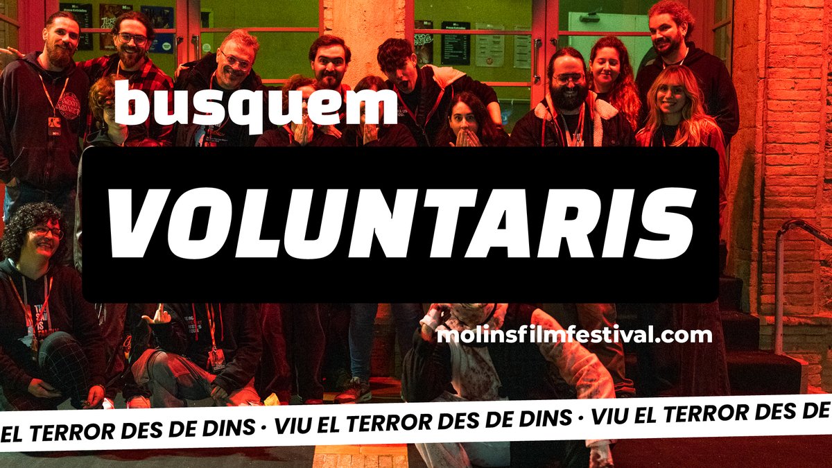 terrorMolins's tweet photo. Vols viure el festival des de dins? 📢Fes-te voluntari!

Aporta el teu granet de sorra i viu el festival des d’una altra perspectiva. 

Omple el formulari👉 https://t.co/aV885AM420 https://t.co/upkjak4TVN