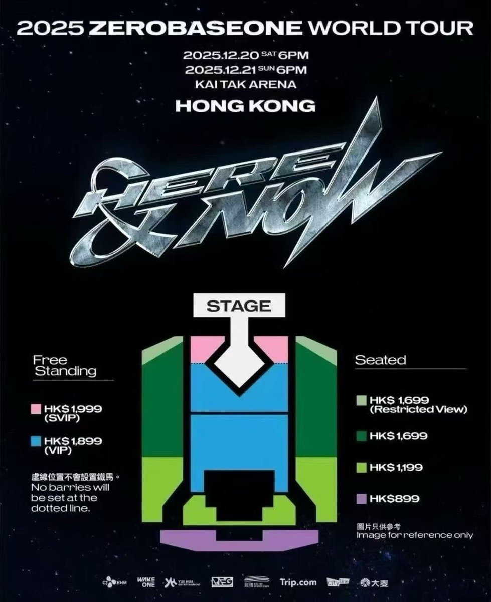 2025 ZEROBASEONE WORLD TOUR [𝗛𝗘𝗥𝗘&𝗡𝗢𝗪] in HONGKONG