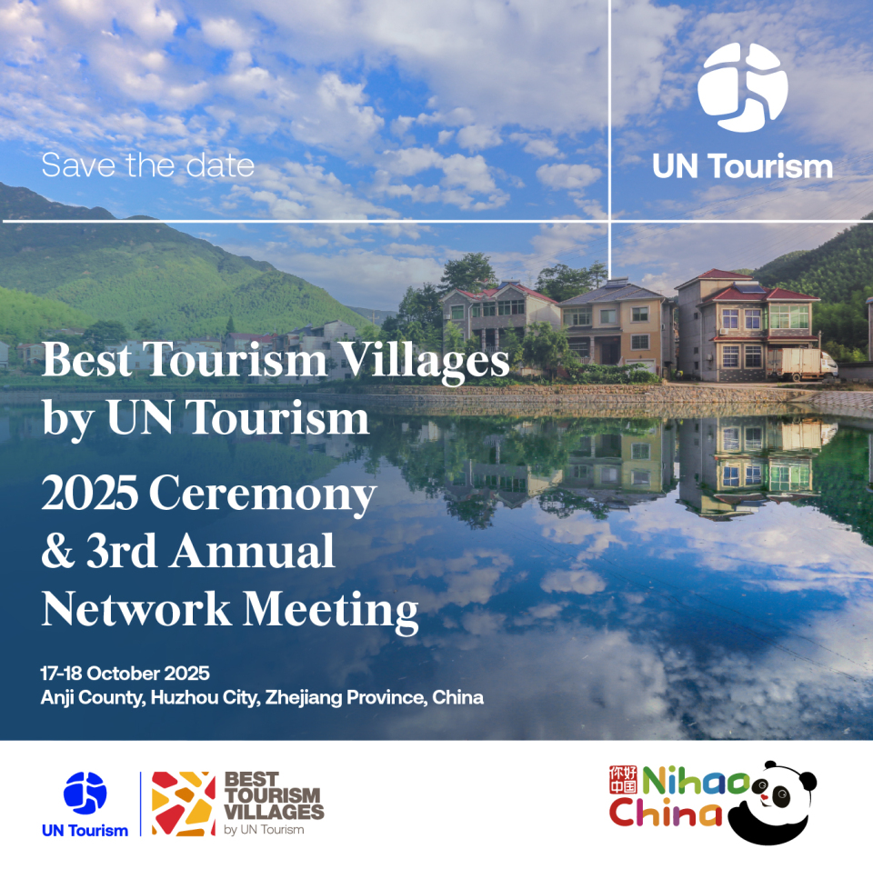 BTV_UNWTO's tweet photo. On 17 Oct, we reveal 2025 #BestTourismVillages by #UNTourism — celebrating rural destinations shaping the future of travel.
#UNTourismRural #BestTourismVillages #UNTourism #TourismForDevelopment #RuralTourism #SustainableTourism
@ZoritsaUrosevic @scarvao1 @BTV_UNWTO https://t.co/kKD5YhUkdm