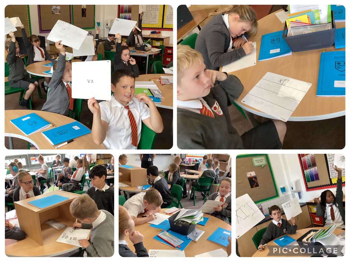 Beech Tree had so much fun learning about Roman numerals today in Maths!