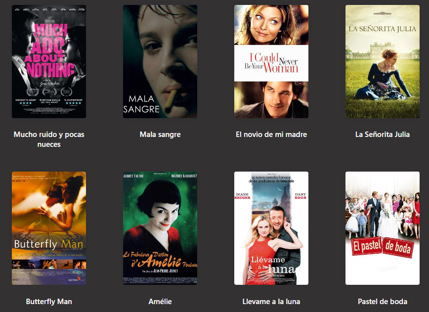 eFilm trae una lista para los más #ROMÁNTICOS 💘

Disfruta de historias de AMOR, pasión y emoción… ¡y lo mejor es que son GRATIS! 📽️

➡️efilm.online/lists/405/beso…