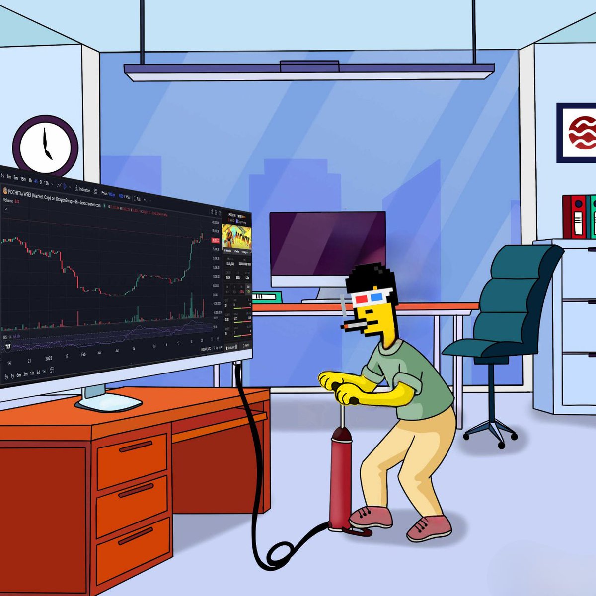 lyraofweb3's tweet image. GM CT
Happy Uptober 
The top SEI meme dealer is back