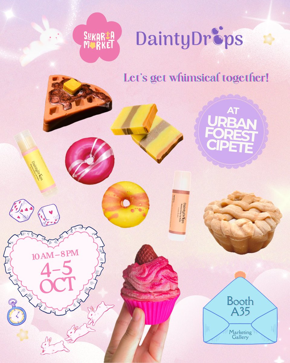 Nah ini 2 bazaar yg kumaksud:
1. Tochaku in 2000z Era: Grand Indonesia West Mall Lt. 5, Exhibition Hall – Booth T27

2. Sukaria Market: Urban Forest Cipete, Marketing Gallery – Booth A35

Peta denah di twit bawah!

AND OFC, JASTIPERS WELCOME! Yuk yg mau jastip bazaar dari jauh🥰