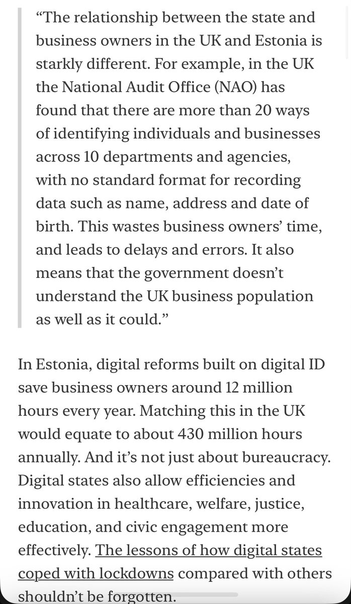 The argument for digital ID has so far focused on surveillance and control.

Here <a href="/Philip_Salter/">Philip Salter</a> makes a different argument. It could massively cut down on pointless paperwork and make our data more secure.

open.substack.com/pub/perennialg…