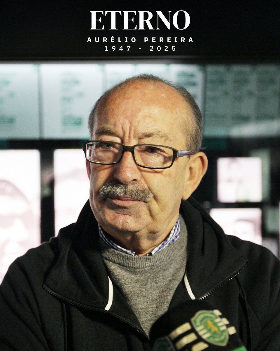 Para sempre na nossa história. Para sempre no coração de todos os Sportinguistas ⭐

𝐎 𝐧𝐨𝐬𝐬𝐨 𝐒𝐫. 𝐅𝐨𝐫𝐦𝐚𝐜̧𝐚̃𝐨. Eterno, Aurélio Pereira 💚