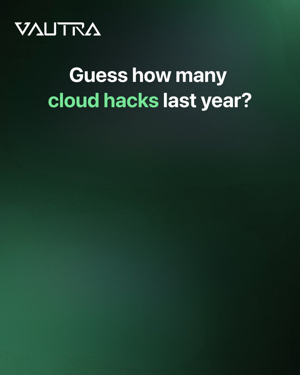 Don’t be another statistic.

Switch to Vautra.
#SecureYourData