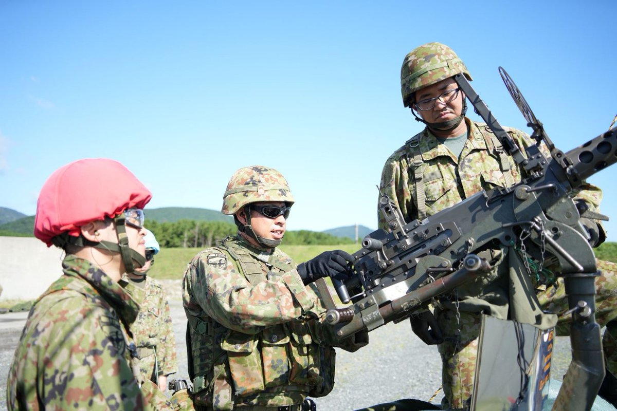 第13普通科連隊 は令和7年度12.7㎜重機関銃対空実射訓練に参加しました