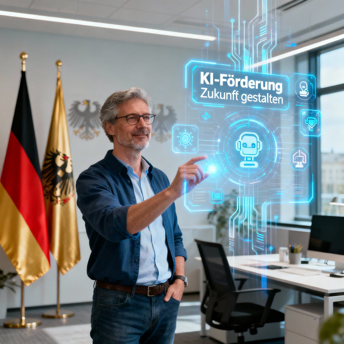 cryptosniper111's tweet photo. Deutschland investiert in die digitale Zukunft – und du kannst davon profitieren! 🤖✨ Mit speziellen KI-Förderprogrammen erhalten Unternehmen und Solo-Selbstständige finanzielle Unterstützung für Beratung, Schulungen und die Einführung von Künstlicher Intelligenz.

Ob Automatisierung von Prozessen, Training von Mitarbeitern oder Entwicklung neuer Geschäftsmodelle – bis zu 90% der Kosten können übernommen werden. Das bedeutet: weniger Risiko, mehr Chancen, um dein Business fit für die Zukunft zu machen. 💡

KI ist nicht nur ein Trend, sondern ein echter Gamechanger für Wettbewerbsfähigkeit, Wachstum und Innovation. 🌍🚀 Wer jetzt startet, sichert sich Vorsprung – und gestaltet die Zukunft aktiv mit.

👉 Nutze die Möglichkeiten, informiere dich und bring dein Unternehmen auf das nächste Level mit KI!

⸻

Tags:
#KIFörderung #Digitalisierung #InnovationDeutschland #Förderprogramme #KünstlicheIntelligenz #SmartBusiness #ZukunftGestalten #AIFunding #BusinessInnovation #TechFörderung