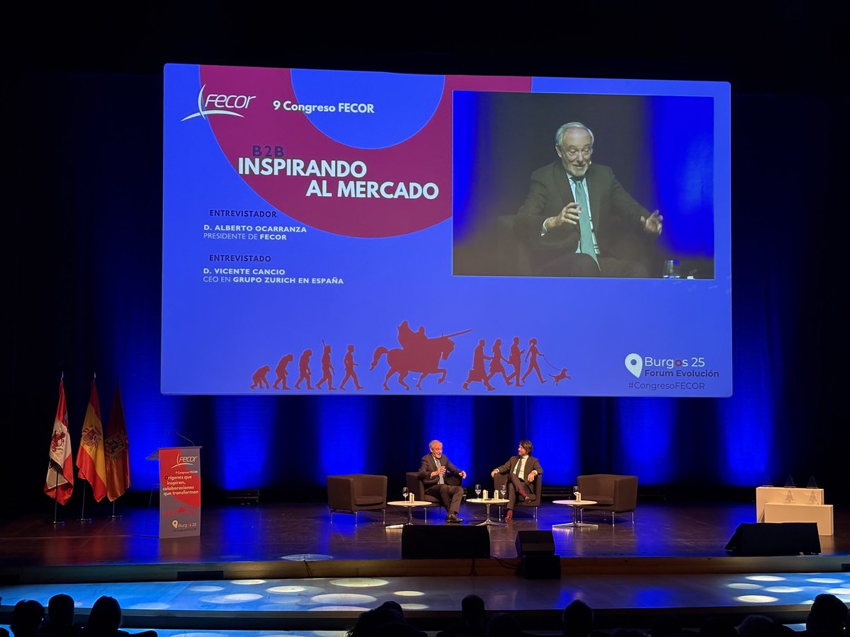 segurostv's tweet photo. El 9º #CongresoFecor reúne a más de 400 profesionales del #seguro en Burgos. Bajo el lema Orígenes que inspiran, colaboraciones que transforman @Fecorcorredores https://t.co/QoursV8u1j
