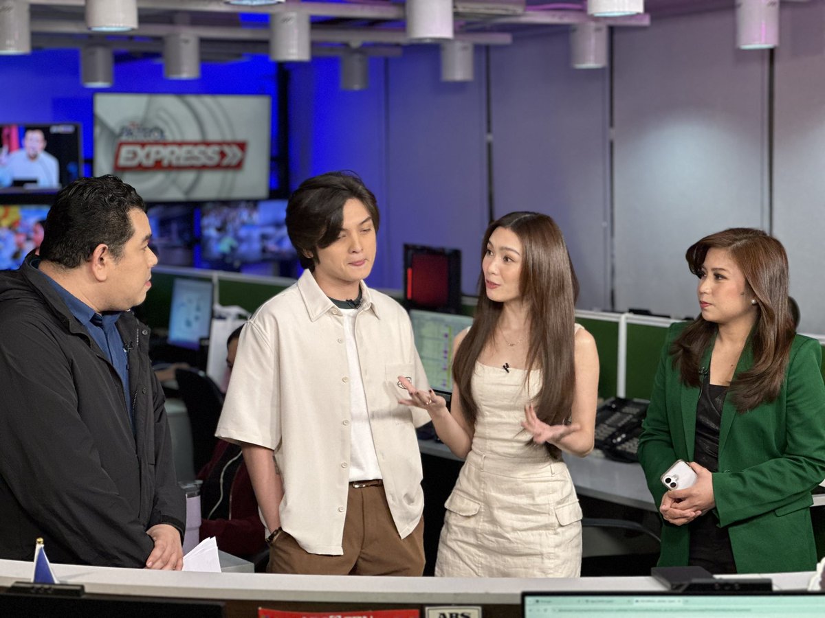 JRBcreativeprod's tweet photo. Maraming salamat, TV Patrol Express, for having Francine Diaz and Seth Fedelin! ✨💬

#TVPatrolExpress
#SacrificeOfTheFather
#SinsOfTheFather
#JRBCreativeProduction
#FranSeth https://t.co/CgeTXrlHjw