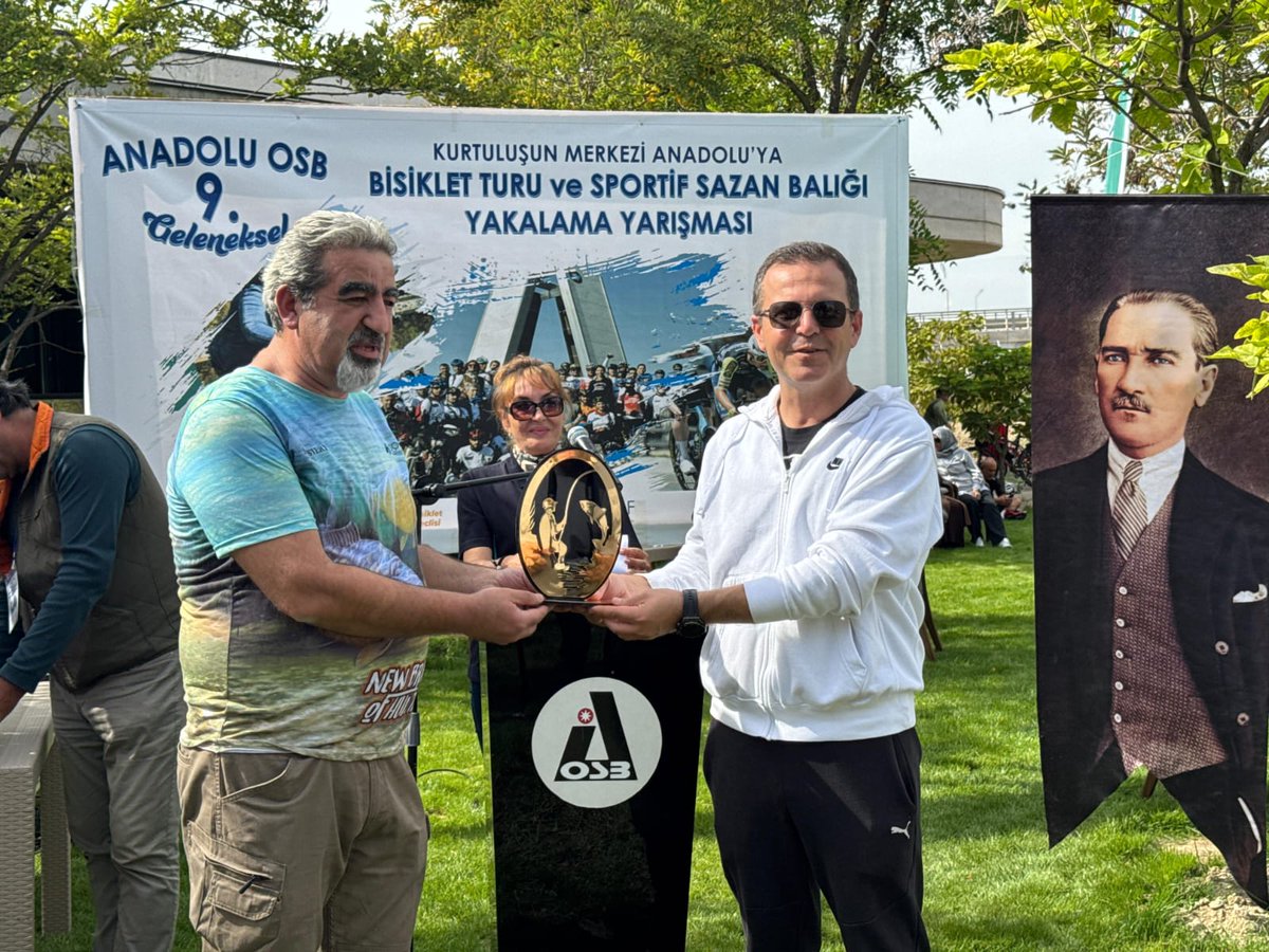 ASOF-AOSB YAĞMURSUYU GÖLETİ 9. SPORTİF SAZAN BALIĞI YAKALAMA YARIŞMASI SONUCU
Anadolu OSB Yönetimi başta olmak üzere emeği geçen, katılım sağlayan tüm kişi, kurum ve kuruluşlara teşekkürlerimizi sunuyoruz.
Saygılarımızla,
ASOF Yönetim Kurulu
facebook.com/share/p/1DZby4…
#asof #aosb