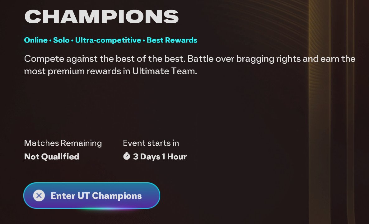 FUTWIZ's tweet image. 🚨CHAMPS REWARDS 🚨
Champs starts on Friday at 6PM and the new rewards are here!
Wins:
1️⃣ - 5x 75+ Pack (U), 83+ Pack (U), 2K Coins
2️⃣ - 10x 75+ Pack (U), 2x 83+ Pack (U), 4K Coins
3️⃣ - 10x 76+ Pack (U), 2x 84+ Pack (U), 5.5K Coins
4️⃣ - 10x 77+ Pack (U), 2x 84+ Pack (U), 81+…