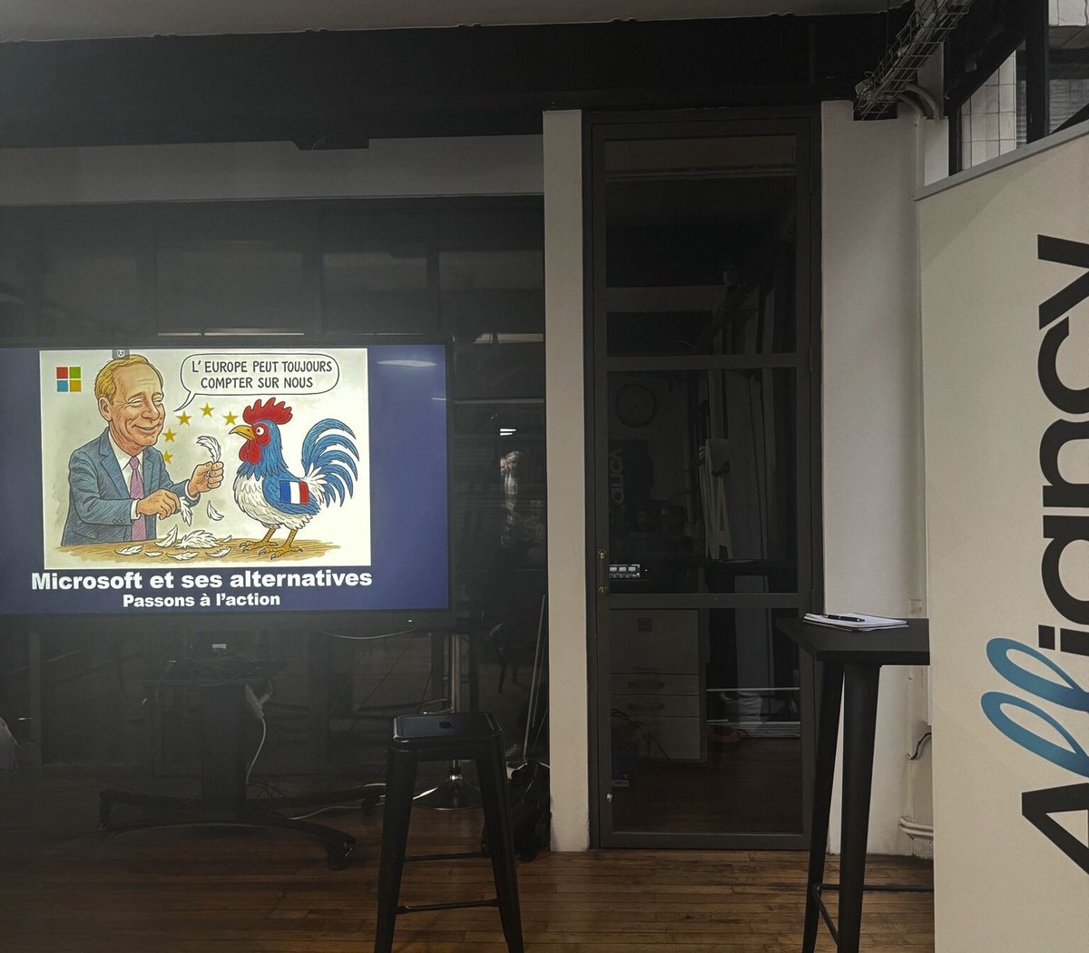 GoCEOVision's tweet image. 🚀 Retour sur notre participation à la réunion de lancement du Do Tank Alliancy - numérique et business

Jeudi 25 septembre, nous avons eu le plaisir de participer à la réunion de lancement du Do Tank « Microsoft et ses alternatives : vers une liberté d’action », organisée par…