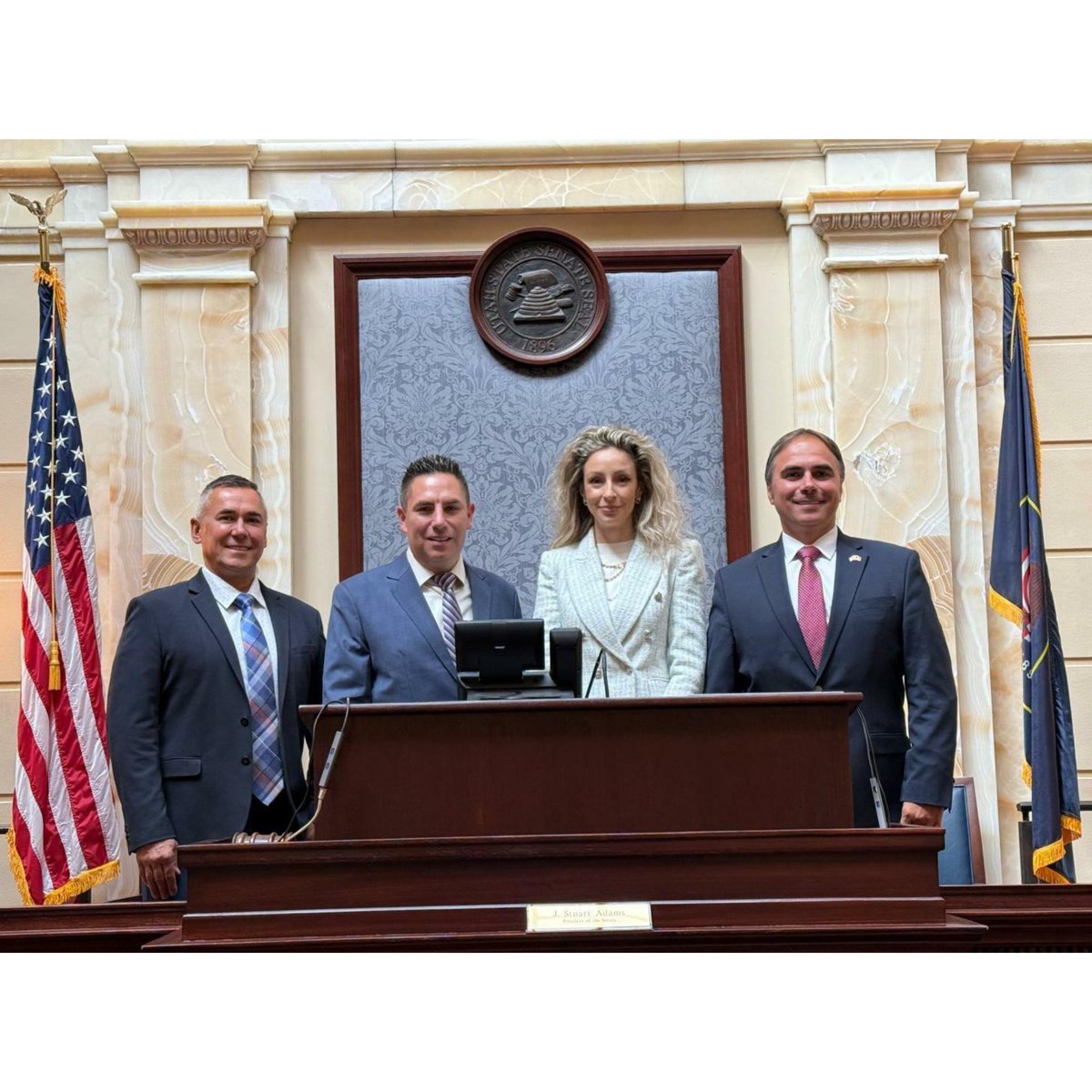 LuciaSava1's tweet photo. 🤝Fruitful discussions w/Utah Senate President @JStuartAdams &amp; Franz Kolb from t/Governor’s Office of Economic Development during my official visit in Utah.
Discussions focused on: 
➡️organizing a Utah delegation visit to RO
➡️signing a Romania–Utah MoU
#Diplomacy #CGLosAngeles https://t.co/R6eqUTUuz8