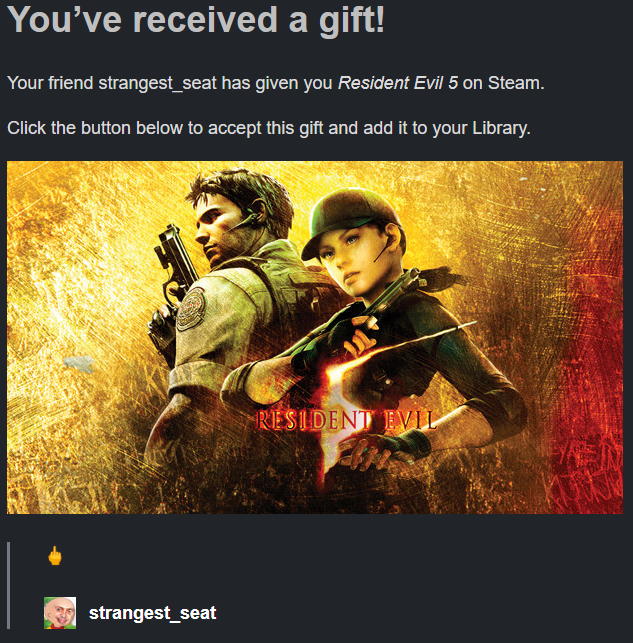 LeonSReckon's tweet photo. With my birthday coming up, I thought I'd shoutout all the ppl that got me gifts
StrangeSeat (Ofc) "Resident Evil 5"
EsisOfficial "Resident Evil 4" "Don't Starve Together" "Contraption Maker" "ANIME REDEMPTION"
Lucazululu "Resident Evil 6"
Rest of the pictures in the comments https://t.co/NgYYTxYo7x