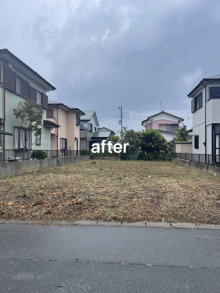 masahiro_okm10's tweet image. ❇️小さな声がカタチに❇️

空き地から背丈よりも高く伸びた雑草問題！
近隣の環境にも悪影響を及ぼしており、地域住民の方からご相談を頂いていました。
生活環境課から所有者様に連絡して頂き、綺麗に刈っていただきました。

#つくばみらい市谷井田
#公明党つくばみらい
#岡本まさひろ
#RICE🌾🍚