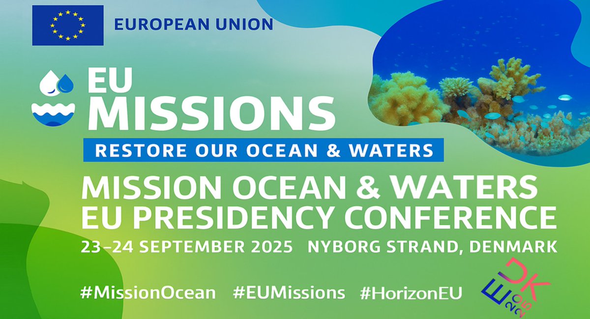RefestEUProject's tweet image. 🌊 On 23–24 Sept, the Mission Ocean Conference in Nyborg 🇩🇰 brought together EU stakeholders to co-create a roadmap to #RestoreOurOcean.

#MissionOcean #REFEST @OurMissionOcean  @SeaglowEU  @ENCOsrl