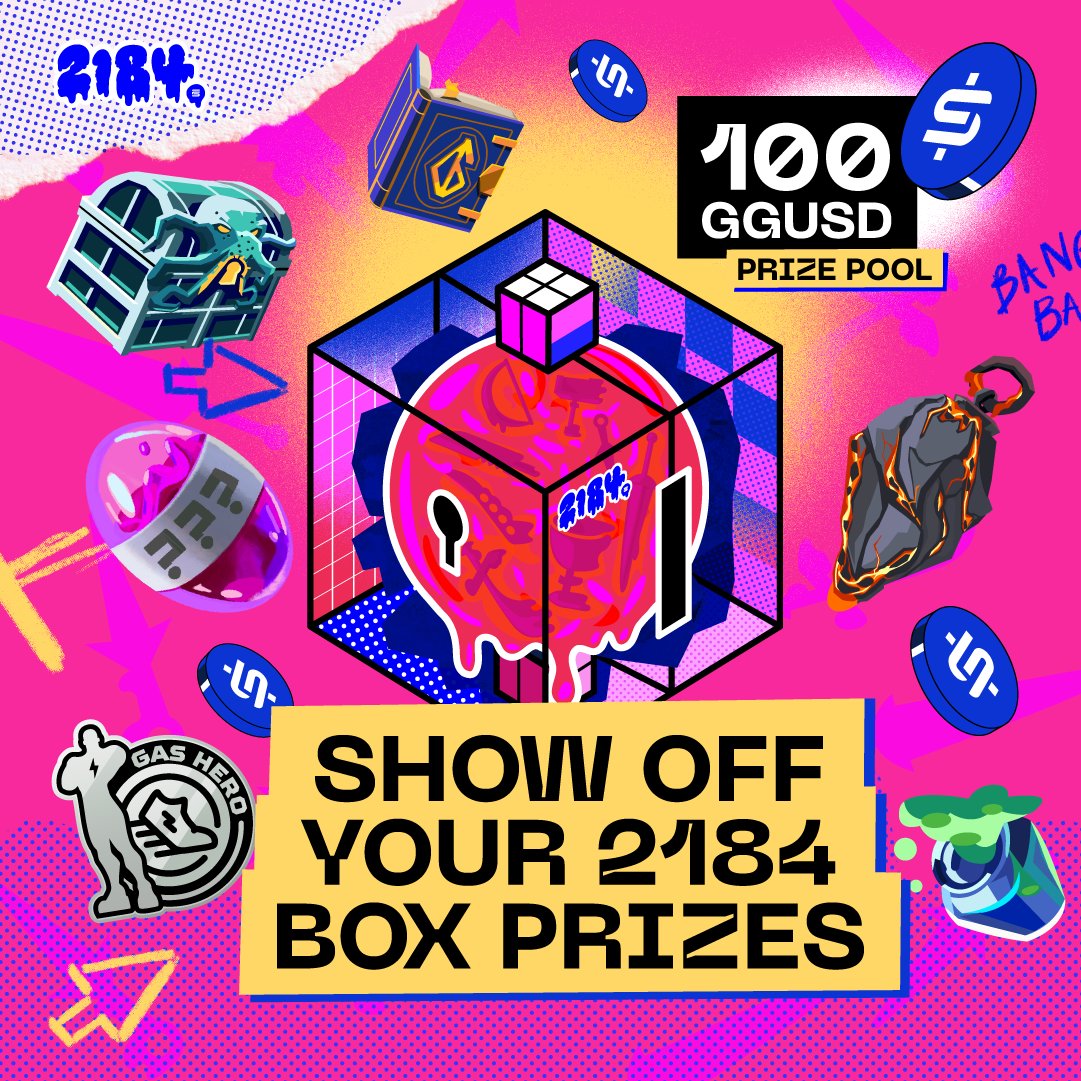 100 GGUSD Giveaway! ⚡️

All eligible players can now open their 2148 GGBoxes in #FSLID &amp; discover what they’ve won 👀

Inside, you could find:
⚔️ Gas Hero Badge
🥚 Super Useful Egg
🐉 Slimes
🎟️ Battle Pass Box
✨ EXP Elixir
📜 Spell Tome

Plus, show off your prizes for a chance