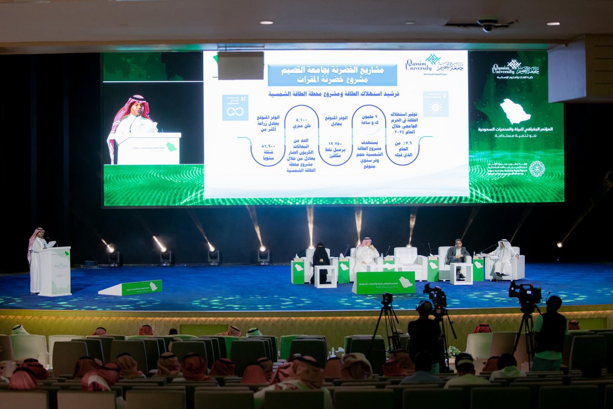 الجلسة الثانية من «المؤتمر الجغرافي للبيئة والمحميات السعودية» تناولت مبادرة السعودية الخضراء وجهود الاستدامة في مجالات البيئة والمناخ والتخطيط الحضري والمجتمعي، وأهمية تكامل الأدوار بين الجهات الرسمية والمجتمع لتحقيق مستقبل أخضر مستدام. 

#جامعة_القصيم