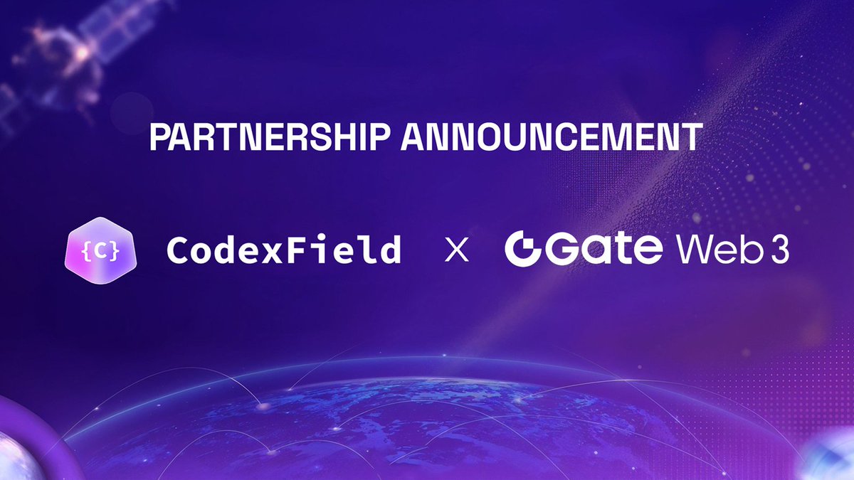 CodexField's tweet image. ⭐️CodexField x @GateWeb3_HQ

We’re unlocking the next stage of Web3 🚀

New functions and quests are launching soon — giving the community fresh ways to explore, connect, and earn.

🗓Oct 3 – Oct 17
⚡ Pre-register now on your mobile and be the first to experience it:…