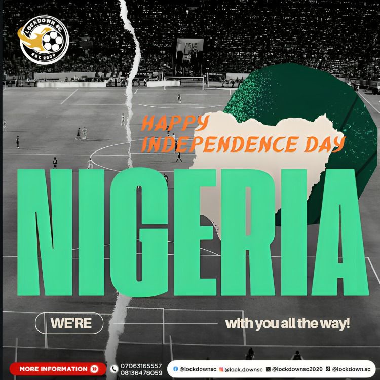 lockdownsc2020's tweet photo. Happy Independence, Nigeria. https://t.co/ejC9M9uxZ0