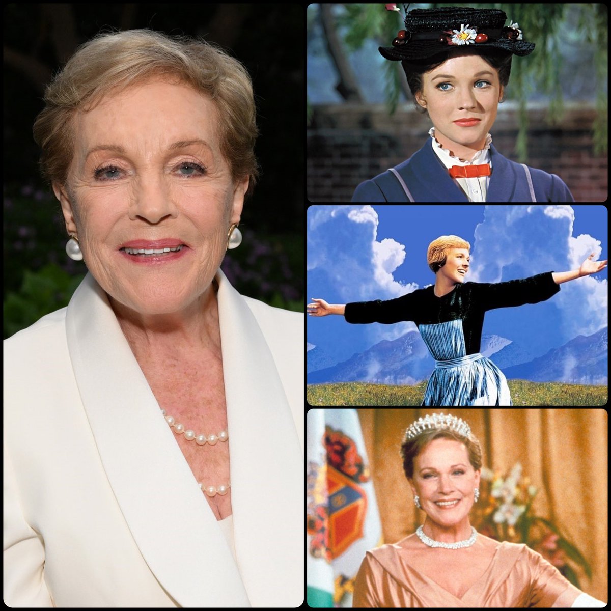 She has an Oscar, 3 Emmys, 3 Grammys, 7 Golden Globes, a Kennedy Center Honor … and is celebrating her 90th birthday today! “Supercalifragilisticexpialidocious!”

Happy Birthday Julie Andrews!
