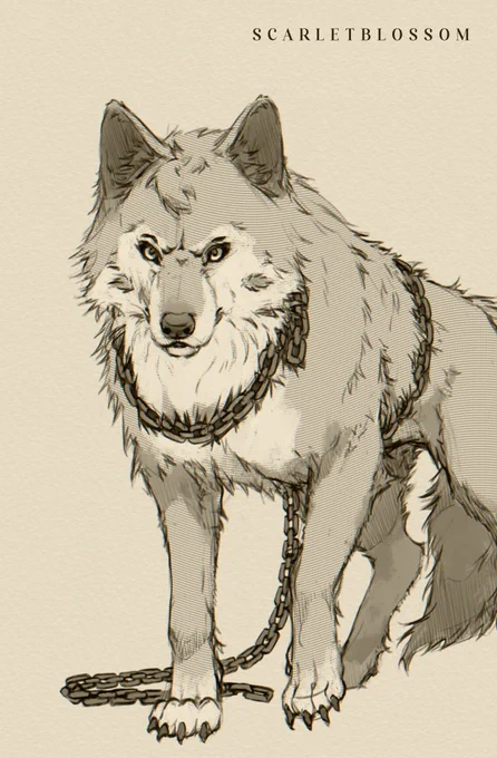 Wolfchan as Fenrir from Norse mythology !