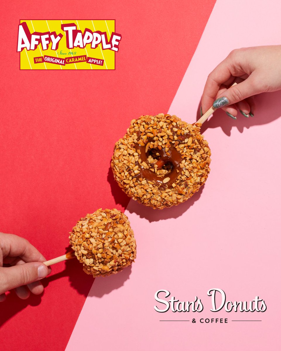 It’s back!!! 🎉 The Affy Tapple Apple Crisp Old Fashioned Donut has returned for the season, and we couldn’t be more excited! In partnership with our friends @Affytapple! 🍎

Available now through October 31st in-store, online, and in the app!