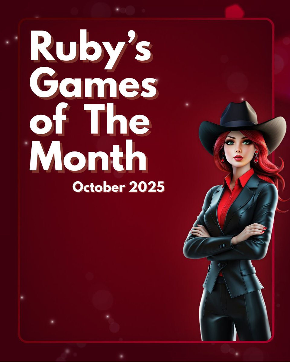 RubyReelsCasino's tweet image. Ruby’s 🔥 Games of the Month are here!
🎰 Aztec Magic Bonanza
🧟 Zombie School Megaways
🐎 The Big Race
🐺 3 Pots of Lunar Wolf
⚡ Coin Strike
💰 Cash the Gold

Which one’s your lucky pick? 🍀

#RubysPicks #SlotsOfFun #October2025 #BigWins
