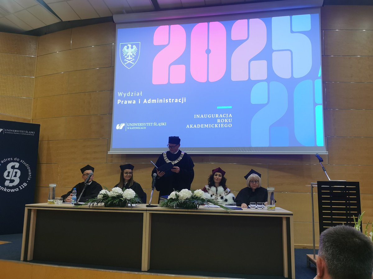 And the academic year starts...