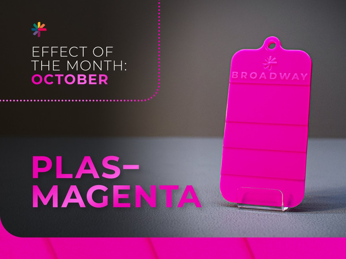 PlasMagenta is our effect of the month for October👻

Inspired by the iconic pink slime from Ghostbusters II, this fluorescent effect delivers ultra-bright, high-energy vibrance – ensuring maximum attention for your plastic products and packaging.

#Fluorescent #specialeffects