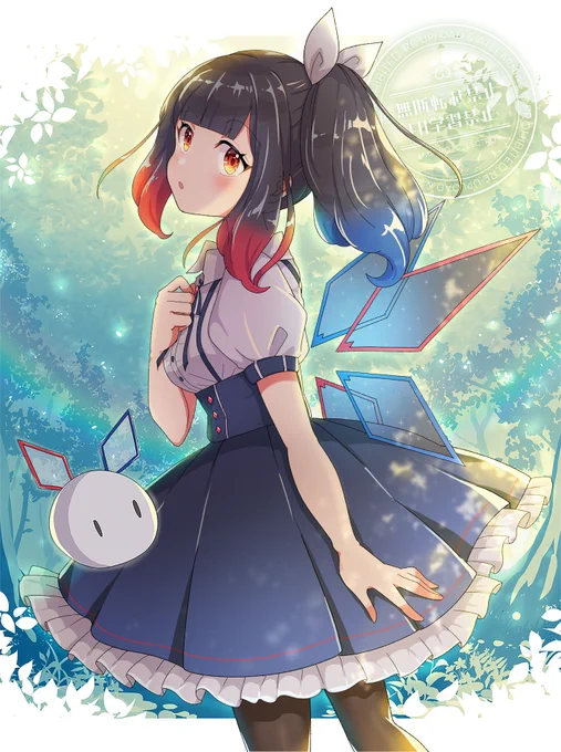 Vtuberの若祈RuoChiさま( #Ruochi_2022 )を描かせていただきました リクエストありがとうございました! (レイヤーミスがありましたので再投稿です、いいね下さった方すみません…!) #Skeb #commission