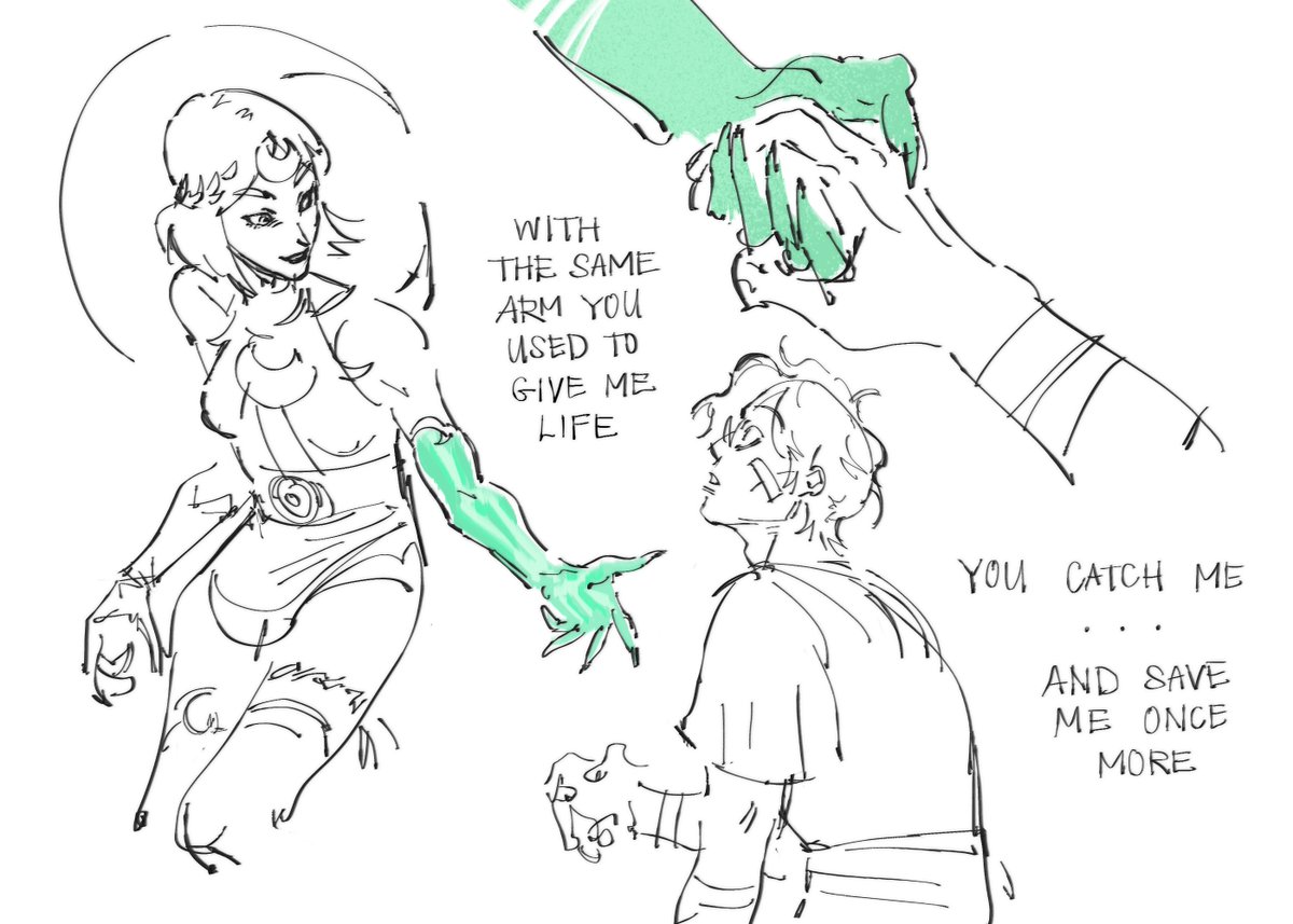 meatypan's tweet image. some more old #waxwitch art... I heard it's #waxwitchweek ?
#hades #hadesgame #hades2game #hades2