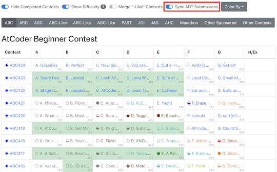 atcoderclans's tweet image. AtCoder非公式サービスのリンク集「AtCoderClans」を更新しました。
kato-hiro.github.io/AtCoderClans/
記事
・ABC事故全集
・就職企業人気ランキング2025
拡張機能
・AtCoder Problems ADT Sync
動画
・二次元累積和
ライブラリ
・potato167/po167_library
・m1une/library
色変記事
・緑: ysknsid25さん