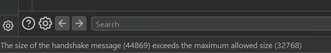 irsdl's tweet image. Using @Burp_Suite and a website playing a new trick on you?
This happens but no fear (most of the times)!
The screenshot here shows a Java TLS limit. Recent JDKs added jdk.tls.maxHandshakeMessageSize (default 32768 bytes)
Use "-Djdk.tls.maxHandshakeMessageSize=65536" to solve…