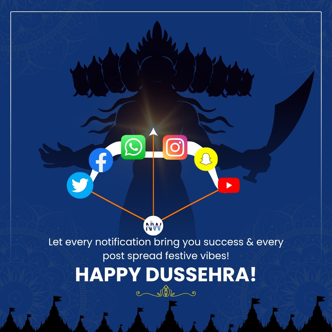 next_wavee's tweet image. ✨ Victory shines this #Dussehra2025!
May truth, courage &amp;amp; positivity guide your path. 🌟
Wishing you success, joy &amp;amp; festive vibes 🔥📲
Happy Dussehra from #NextWavee 🙌

#HappyDussehra #VijayaDashami #FestivalOfVictory #GoodOverEvil