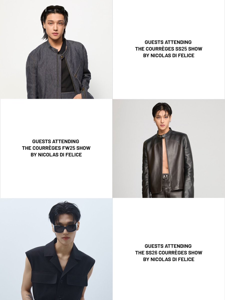 wooyoung attending courreges shows
— 3 times in a row.

WOOYOUNG COURREGES SS26 
#WOOYOUNG #우영 
#Courreges #CourregesSS26 
<a href="/ATEEZofficial/">ATEEZ(에이티즈)</a> <a href="/CourregesParis/">courrèges</a>