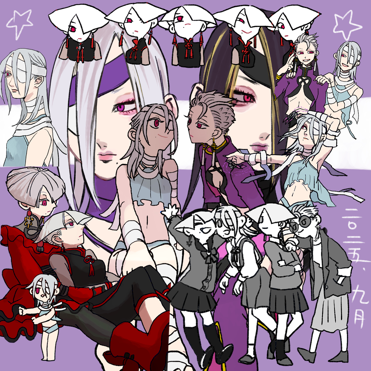 #今月描いた絵を晒そう 
９月の分ー！