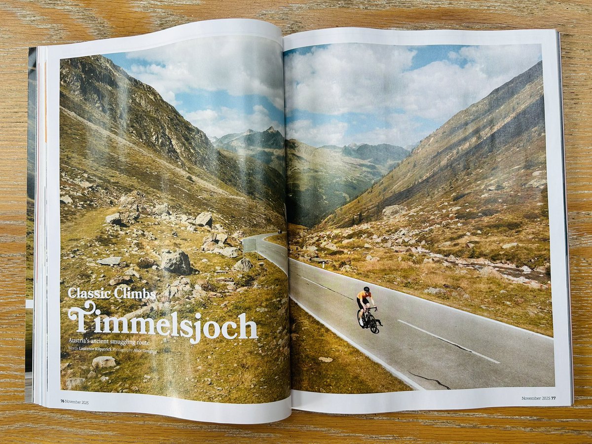 saddleblaze's tweet image. Really fantastic edition of @Cyclist magazine currently out, including superb features by @ewanswilson on Slovenia 🇸🇮, @jeremycwhittle on his years of #TDF reporting 🇫🇷, Laurence Kilpatrick on the Timmelsjoch pass 🇦🇹 &amp;amp; @willwrite4cake on his 80s ride to the Sahara 🇹🇳